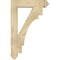 Ekena Millwork Merced Arts & Crafts Rough Sawn Bracket, Douglas Fir, 4"W x 22"D x 34"H BKT04X22X34MRC03RDF - alternate 3